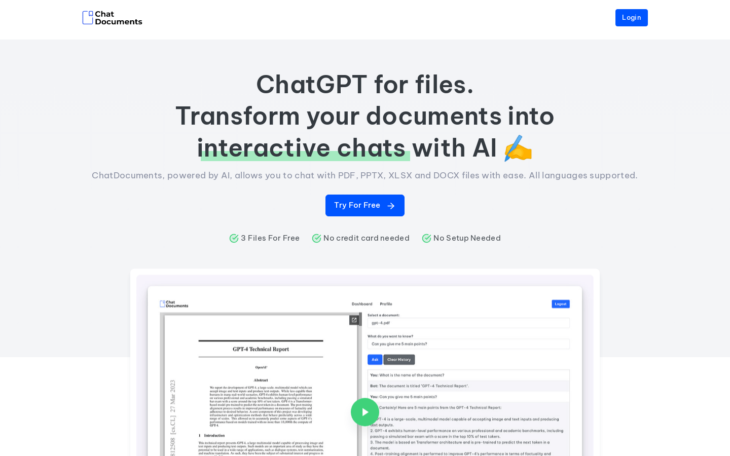 Chat Documents
