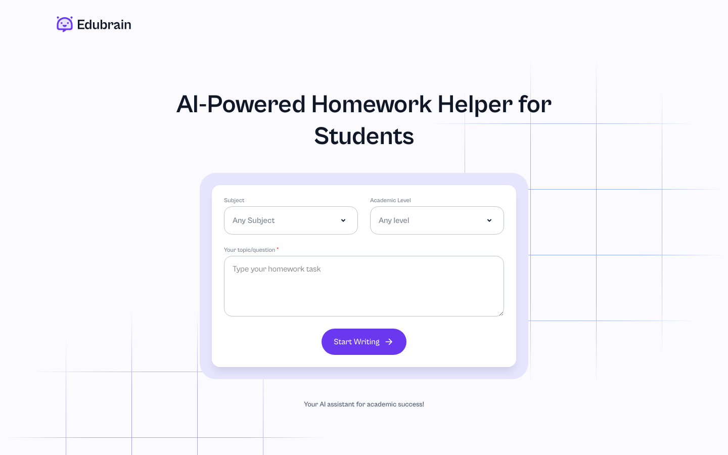 Edubrain AI Homework Helper