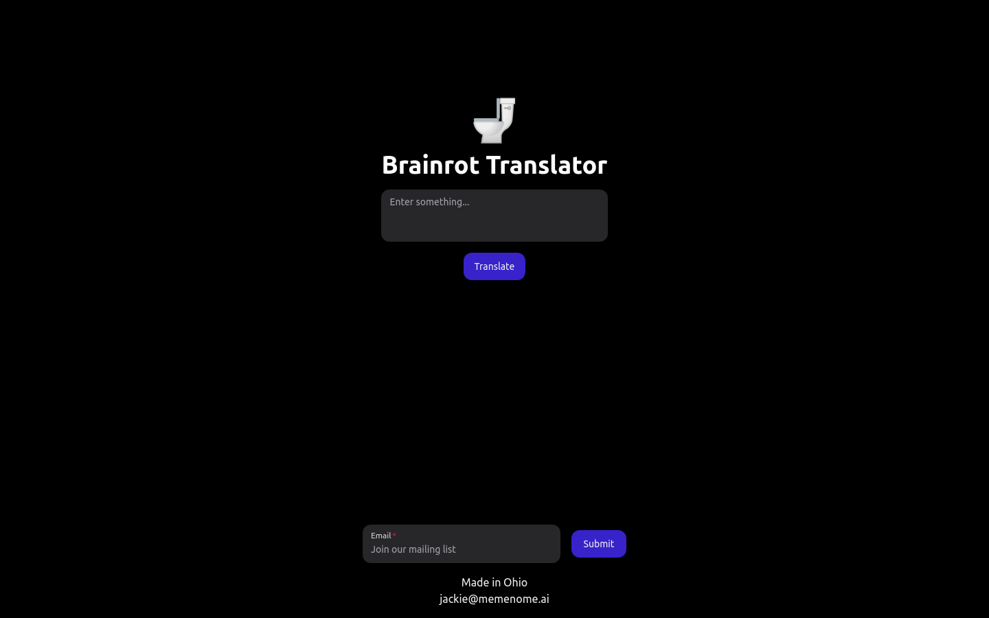 Brainrot Translator