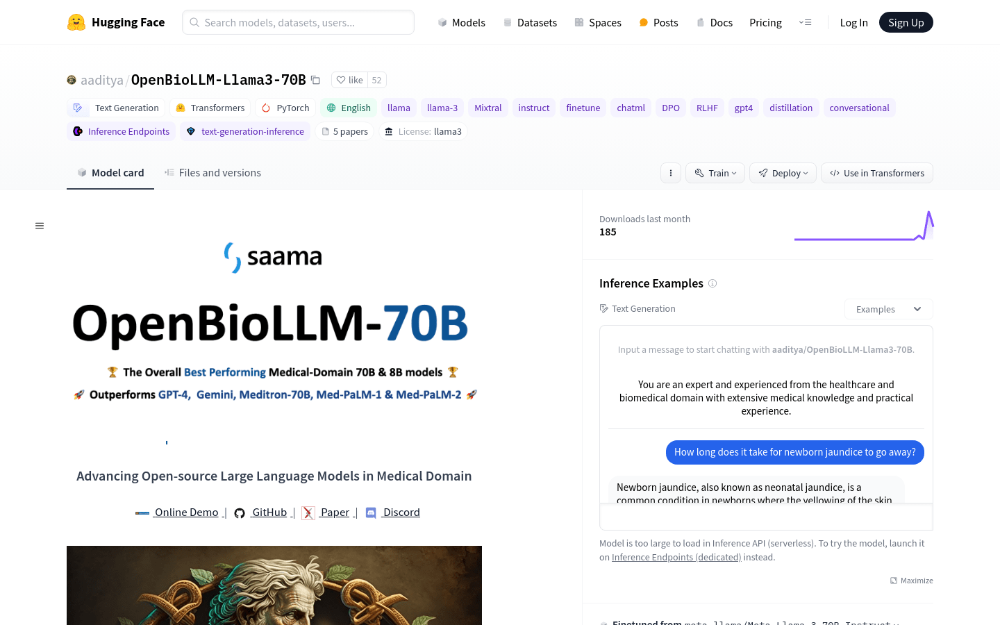 OpenBioLLM-70B